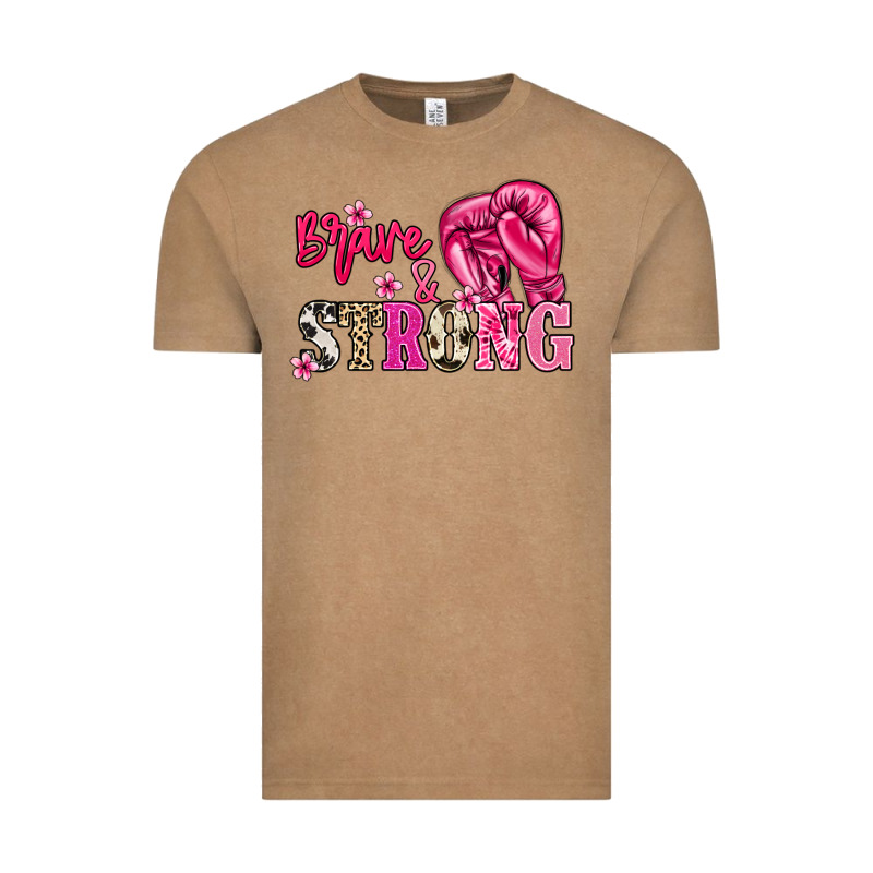 Brave And Strong Vintage Tee by NancyCooperArtShop | Teevron