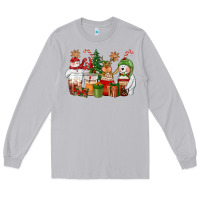 Moon Dust christmas polar bear reindeer and snowman coffee c Long Sleeve Tee - CowGirlArtShop