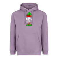 Lavender Boss Elf Matching Family Christmas Heavyweight Hoodie - lanVoArt
