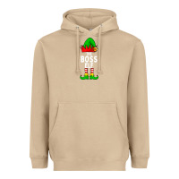 Mushroom Boss Elf Matching Family Christmas Heavyweight Hoodie - lanVoArt