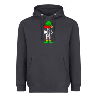 Smoke Boss Elf Matching Family Christmas Heavyweight Hoodie - lanVoArt