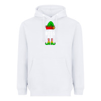 White Boss Elf Matching Family Christmas Heavyweight Hoodie - lanVoArt