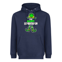 Navy funny the aunt irish leprechaun st patricks day gift t shirt Heavyweight Hoodie - lanVoArt