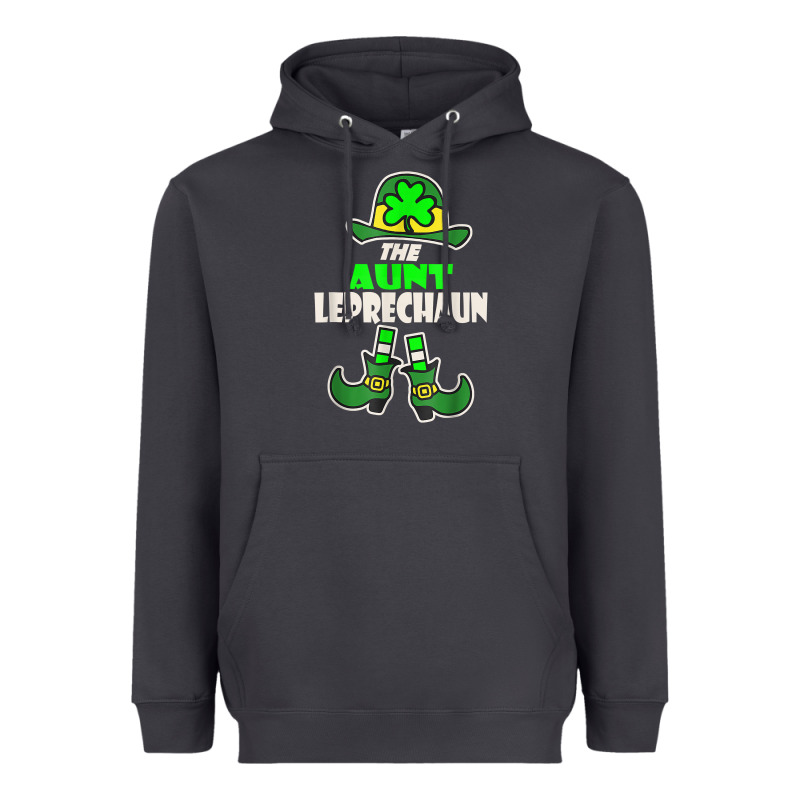 Funny The Aunt Irish Leprechaun St Patricks Day Gift T Shirt Heavyweight Hoodie by lanVoArt | Teevron