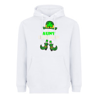 White funny the aunt irish leprechaun st patricks day gift t shirt Heavyweight Hoodie - lanVoArt