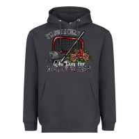 Smoke i'm just a woman who loves her hockey player Heavyweight Hoodie - SublimationCraftShop