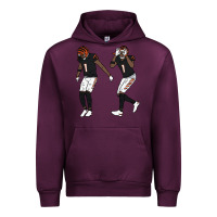 Mauve Wine jamarr chase griddy kids  gift Urban Hoodie - lanVoArt