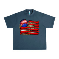 Midnight Navy leopard baseball flag5 Urban Heavy Tee - JahusDesignShop
