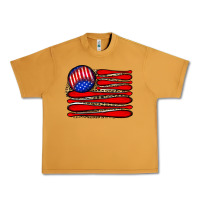 Peanut Butter leopard baseball flag5 Urban Heavy Tee - JahusDesignShop