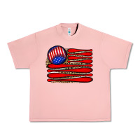 Salmon leopard baseball flag5 Urban Heavy Tee - JahusDesignShop