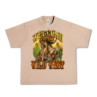 Burro Welcome to the wild west Cowboy boots Urban Heavy Tee - HowdyJamesFarm