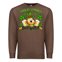 Chestnut drink responsibly dont spill it Premium Sweatshirt - Artiststas