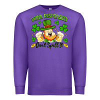 Purple drink responsibly dont spill it Premium Sweatshirt - Artiststas