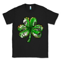 Black shamrock with leopard and cowhide Classic Tee - NancyCooperArtShop