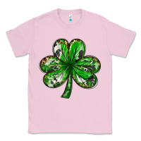 Bubblegum Pink shamrock with leopard and cowhide Classic Tee - NancyCooperArtShop