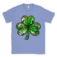 Colony Blue shamrock with leopard and cowhide Classic Tee - NancyCooperArtShop