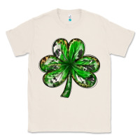 Natural shamrock with leopard and cowhide Classic Tee - NancyCooperArtShop