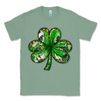 Sage shamrock with leopard and cowhide Classic Tee - NancyCooperArtShop