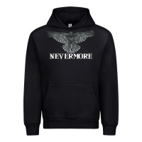 Black Hot Trend Raven Nevermore Poetry Halloween Edgar Allan Poe Urban Hoodie - lanVoArt