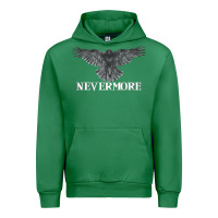 Emerald Hot Trend Raven Nevermore Poetry Halloween Edgar Allan Poe Urban Hoodie - lanVoArt