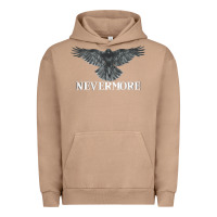 Pigment Burro Hot Trend Raven Nevermore Poetry Halloween Edgar Allan Poe Urban Hoodie - lanVoArt