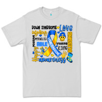 Dove Grey down syndrome awareness typography Premium Tee - Artiststas