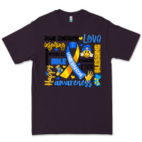Plum down syndrome awareness typography Premium Tee - Artiststas