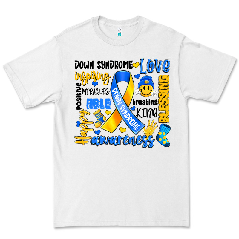 Down Syndrome Awareness Typography Premium Tee by Artiststas | Teevron