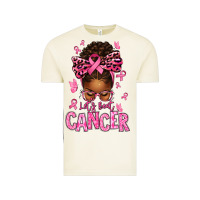 Vintage Arctic lets beat cancer afro messy bun Vintage Tee - texasbilliewilder