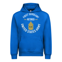 Cobalt first sergeant 1sg retired army military retirement gifts long sleeve Urban Hoodie - lanVoArt
