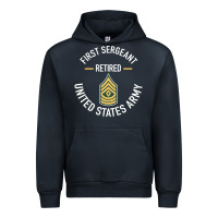 Navy first sergeant 1sg retired army military retirement gifts long sleeve Urban Hoodie - lanVoArt