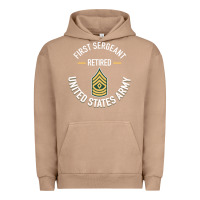 Pigment Burro first sergeant 1sg retired army military retirement gifts long sleeve Urban Hoodie - lanVoArt