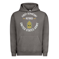 Pigment Tornado first sergeant 1sg retired army military retirement gifts long sleeve Urban Hoodie - lanVoArt
