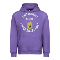 Tulip first sergeant 1sg retired army military retirement gifts long sleeve Urban Hoodie - lanVoArt