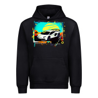 Black Lam borghini Aventador SVJ gift Urban Hoodie - lanVoArt
