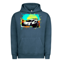 Pigment Midnight Navy Lam borghini Aventador SVJ gift Urban Hoodie - lanVoArt