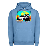 Pigment Pebble Blue Lam borghini Aventador SVJ gift Urban Hoodie - lanVoArt