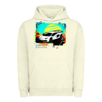 Pigment Pistachio Lam borghini Aventador SVJ gift Urban Hoodie - lanVoArt
