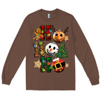 Chestnut ho ho ho christmas Long Sleeve Tee - CowGirlArtShop