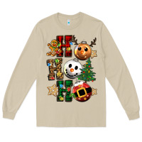 Mushroom ho ho ho christmas Long Sleeve Tee - CowGirlArtShop