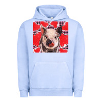 Pigment Grape Ice valentine's day glitter hearts pig Urban Hoodie - BarkalooDesign