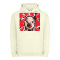 Pigment Pistachio valentine's day glitter hearts pig Urban Hoodie - BarkalooDesign