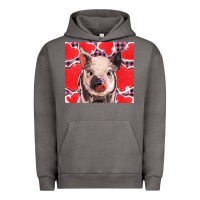 Pigment Tornado valentine's day glitter hearts pig Urban Hoodie - BarkalooDesign