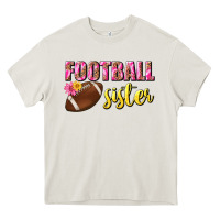 Cream football sister Heavy Core Tee - BundleAndBundleShop