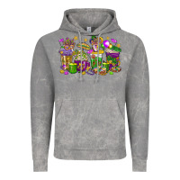 Cloud Rock Mardi Gras coffee cups Vintage Hoodie - HowdyJamesFarm