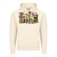Vintage Artic Mardi Gras coffee cups Vintage Hoodie - HowdyJamesFarm