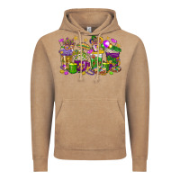 Vintage Coffee Mardi Gras coffee cups Vintage Hoodie - HowdyJamesFarm