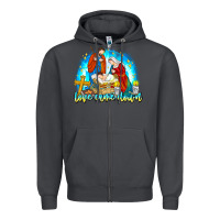 Smoke Love Came Down Zipper Hoodie - CowhideDigitalArt