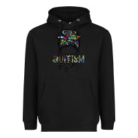 Black autism mom Heavyweight Hoodie - CowhideDigitalArt