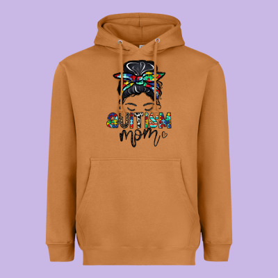 Autism Mom Heavyweight Hoodie Designed By Cowhidedigitalart
